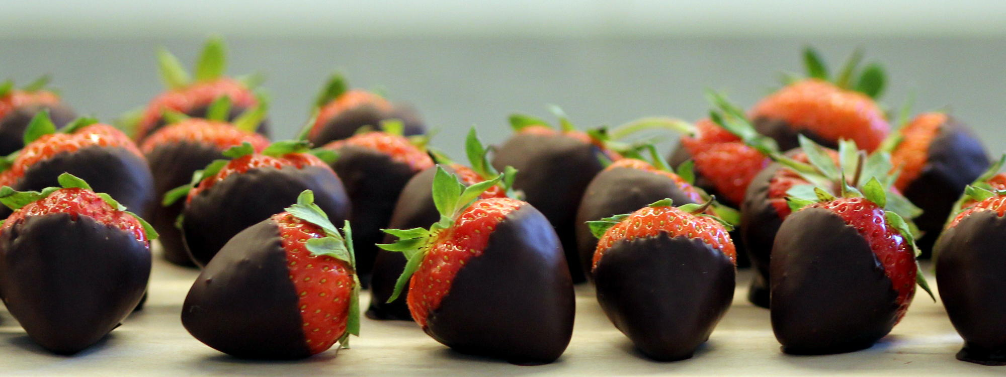 Erdbeeren schokoliert